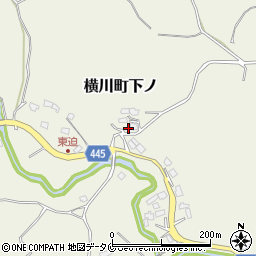 鹿児島県霧島市横川町下ノ434周辺の地図