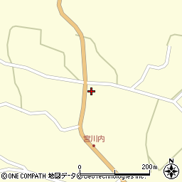 鹿児島県霧島市溝辺町竹子1659周辺の地図
