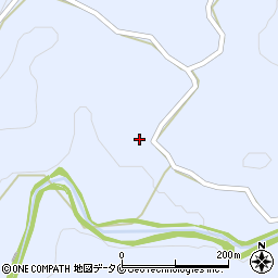 鹿児島県霧島市牧園町三体堂264周辺の地図