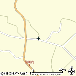 鹿児島県霧島市溝辺町竹子1655周辺の地図