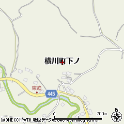 鹿児島県霧島市横川町下ノ周辺の地図