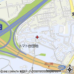 松葉ヶ迫緑地広場周辺の地図