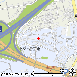 松葉ヶ迫4号緑地広場周辺の地図