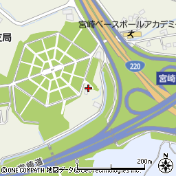 宮崎霊園事業団現場事務所周辺の地図