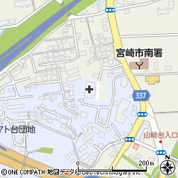 天国社ロイヤルシティーホール宮崎周辺の地図