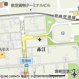 トヨタレンタリース宮崎宮崎空港店周辺の地図