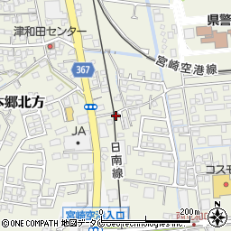 有限会社太陽工業宮崎周辺の地図