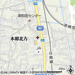 セブンイレブン宮崎空港前店周辺の地図