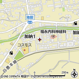 宮崎県宮崎市清武町加納１丁目周辺の地図