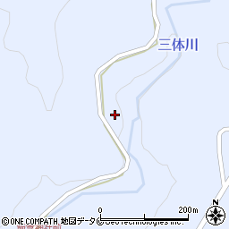 鹿児島県霧島市牧園町三体堂611周辺の地図