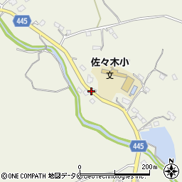 佐々木小学校周辺の地図