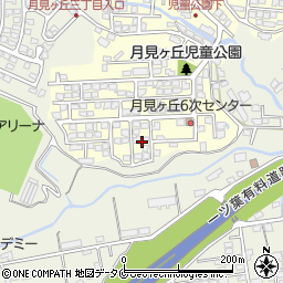 宮崎県宮崎市月見ケ丘3丁目16周辺の地図