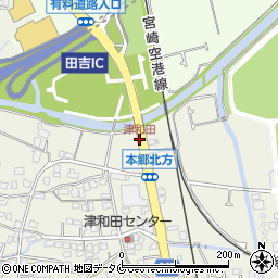 津和田周辺の地図