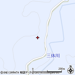 鹿児島県霧島市牧園町三体堂587周辺の地図