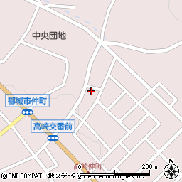 宮崎県都城市高崎町大牟田1288-1周辺の地図