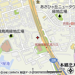 ローソン宮崎インター店周辺の地図