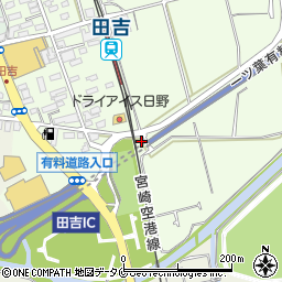宮崎県宮崎市田吉1周辺の地図