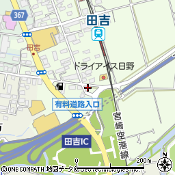 宮崎県宮崎市田吉92周辺の地図