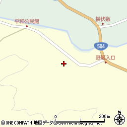 鹿児島県霧島市溝辺町竹子2859-55周辺の地図