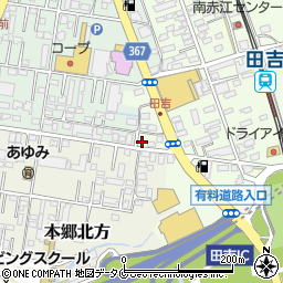 宮崎県宮崎市田吉123周辺の地図