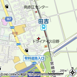 宮崎県宮崎市田吉365-1周辺の地図