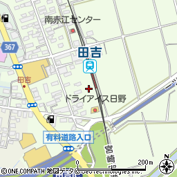 宮崎県宮崎市田吉367周辺の地図