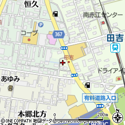 宮崎県宮崎市田吉128周辺の地図