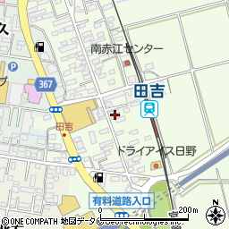 宮崎県宮崎市田吉350周辺の地図