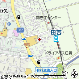 宮崎県宮崎市田吉167周辺の地図