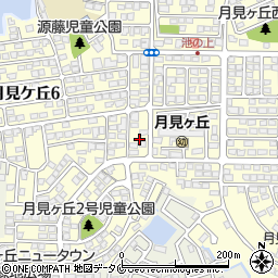 宮崎県宮崎市月見ケ丘6丁目2周辺の地図