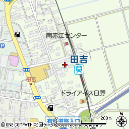 宮崎県宮崎市田吉349-17周辺の地図