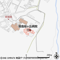 霧島桜ヶ丘病院（桃蹊会）周辺の地図