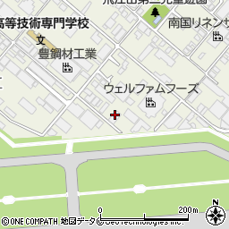福留ハム株式会社　宮崎営業所周辺の地図