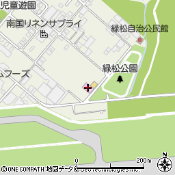 宮崎市立緑松地区体育館周辺の地図