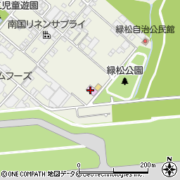 宮崎市立緑松体育館周辺の地図