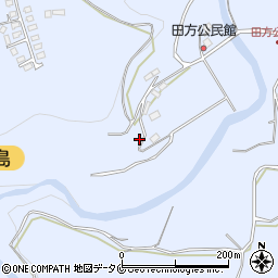 鹿児島県霧島市牧園町三体堂1660周辺の地図