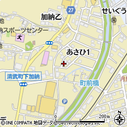 宮崎県宮崎市清武町あさひ１丁目周辺の地図