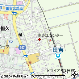 宮崎県宮崎市田吉302周辺の地図