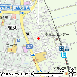 宮崎県宮崎市田吉183周辺の地図