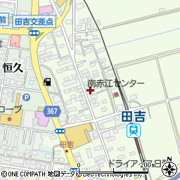 宮崎県宮崎市田吉301周辺の地図
