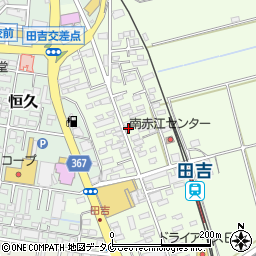 宮崎県宮崎市田吉300-2周辺の地図