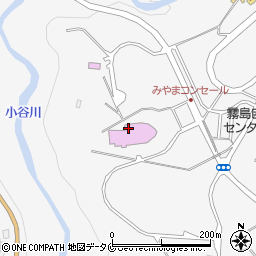 みやまコンセール　主ホール周辺の地図