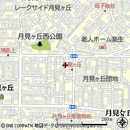 宮崎県宮崎市月見ケ丘周辺の地図