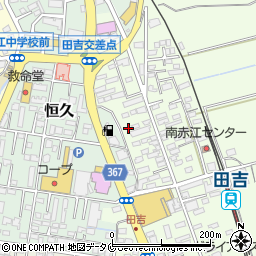 宮崎県宮崎市田吉190周辺の地図
