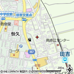 宮崎県宮崎市田吉192-2周辺の地図