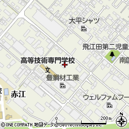 宮崎液化ガス周辺の地図