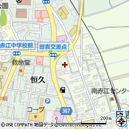 宮崎県宮崎市田吉208周辺の地図