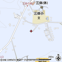 鹿児島県霧島市牧園町三体堂1604周辺の地図