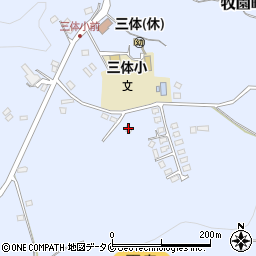 鹿児島県霧島市牧園町三体堂1590周辺の地図