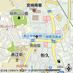スターバックスコーヒー宮崎赤江店周辺の地図